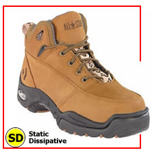 ESD and Static Control Boots and Hikers
