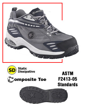 Sporty ESD and Static Control Shoes