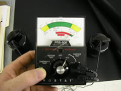ESD test on rubber floor