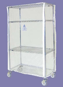Clear Dissipative Vinyl Cart Cover