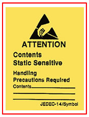 ESD Attention Label